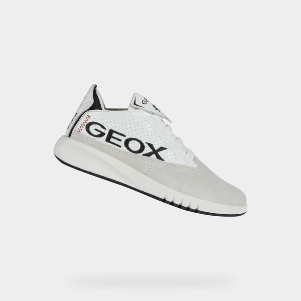 Geox Respira Light Grey Kids Sneakers SS20.5IG245
